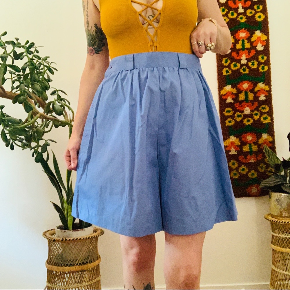 VTG 1980s Lilac Side Button Shorts